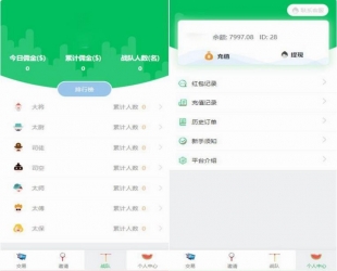 西瓜小清新币圈免公众号版+对接支付+推广K线正常完美源码