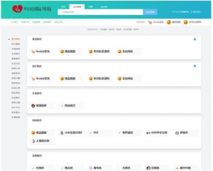 Thinkphp仿918国际导航简洁模板网址导航整站源码+数据打包