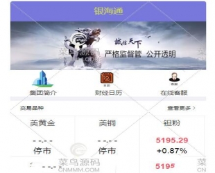 银海国际虚拟实体交易盘 原油，币，稀有金属等等交易所源码