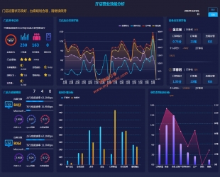 门店效能大数据分析页面