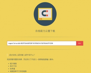在线磁力链接种子文件边下边播网站源码_源码下载