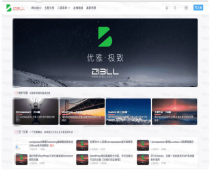 WordPress免费开源ZIBLL子比主题 简约优雅自媒体资讯博客主题模板_源码下载