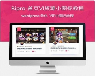 Ripro-首页VI资源小图标教程