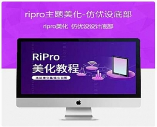 RIPRO主题美化-仿素材虎网底部动图介绍