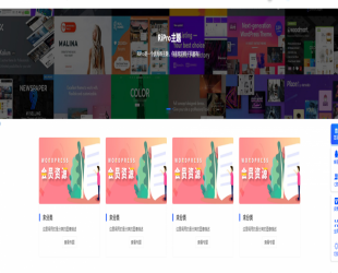 最新RIPRO主题美化-首页专题分类滑块WordPress主题美化教程
