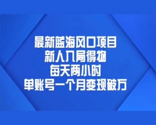 最新蓝海风口项目，新人入局得物：每天两小时，单账号一个月变现破万