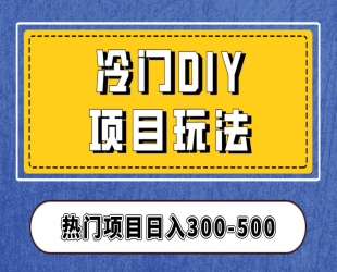 揭秘：新手也能日入几百的冷门 DIY 项目，0 基础全程实操